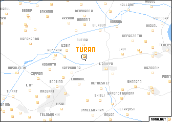map of Tur‘ān