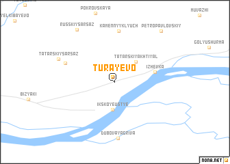 map of Turayevo