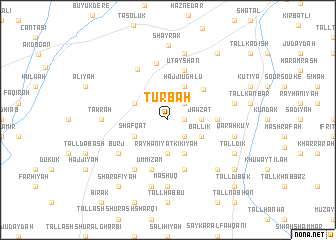 map of Turbah