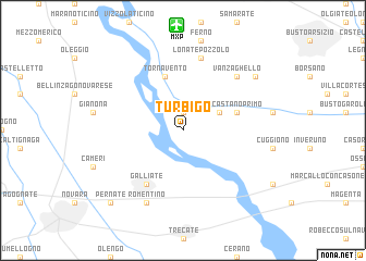 map of Turbigo