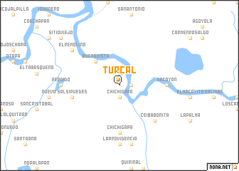 map of Turcal