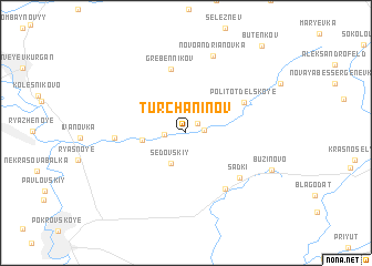 map of Turchaninov