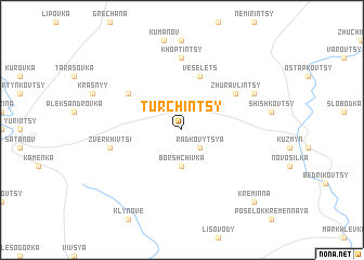 map of Turchintsy