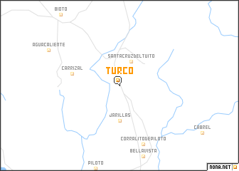 map of Turco