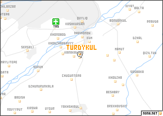 map of (( Turdykulʼ ))