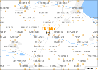 map of Tureby