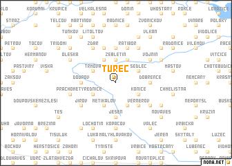 map of Tureč