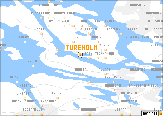 map of Tureholm