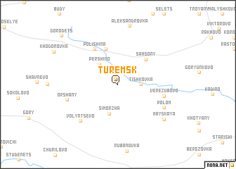 map of Turemsk