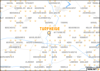 map of Turfheide