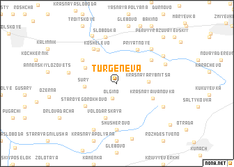 map of Turgeneva