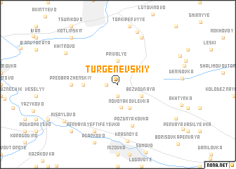 map of Turgenevskiy