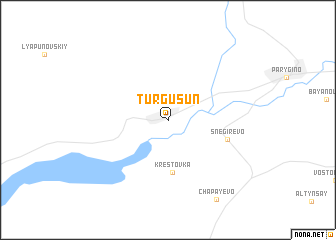 map of Turgusun