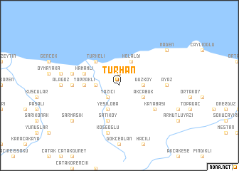 map of Turhan