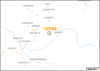 map of Túriba