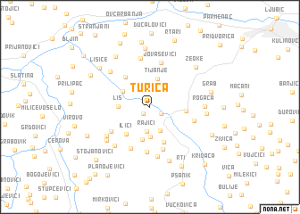 map of Turica