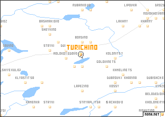 map of Turichino