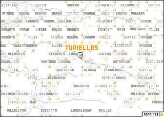 map of Turiellos