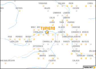 map of Turieno