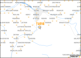 map of Turie
