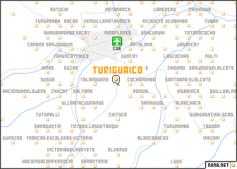 map of Turi-guaico