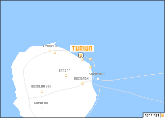 map of Tūrīūn