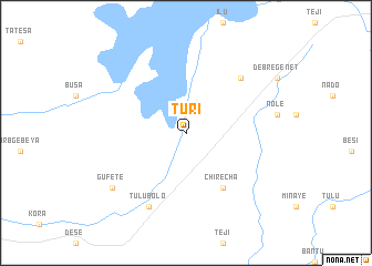 map of Tʼurī