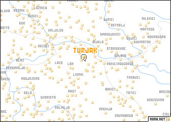 map of Turjak