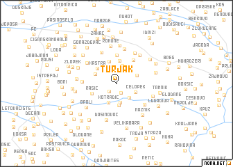 map of Turjak