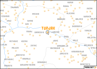 map of Turjak