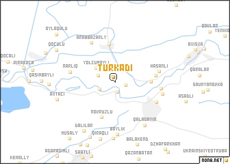 map of Türkǝdi