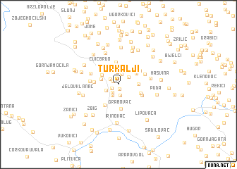 map of Turkalji