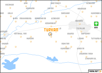 map of Turkan