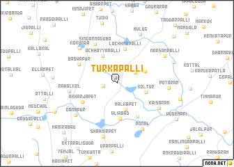 map of Tūrkapalli