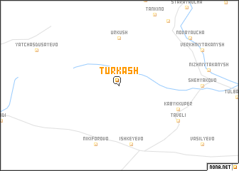 map of Turkash
