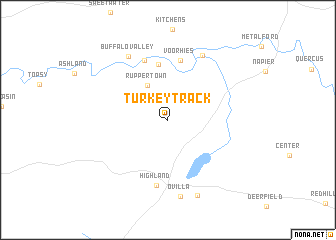 map of Turkey Track