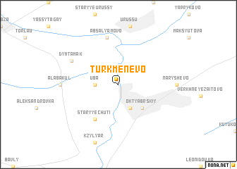 map of Turkmenevo