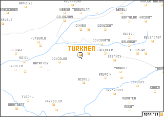 map of Türkmen