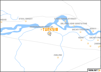 map of Turksib