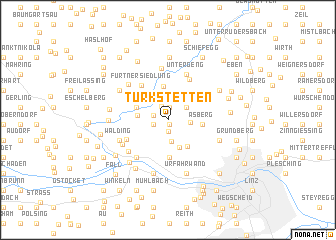map of Türkstetten