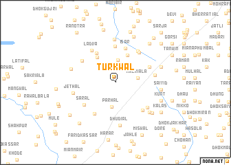 map of Turkwāl