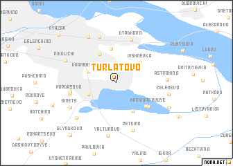 map of Turlatovo