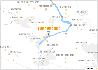 map of Turner Camp