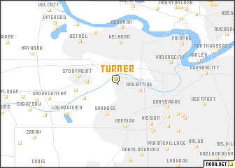 map of Turner
