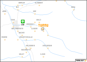 map of Turnu