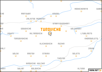 map of Turoviche