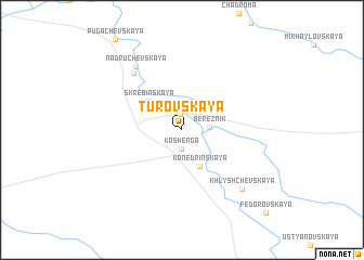 map of Turovskaya