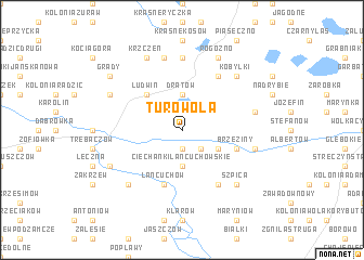 map of Turowola
