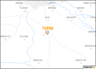 map of Turów