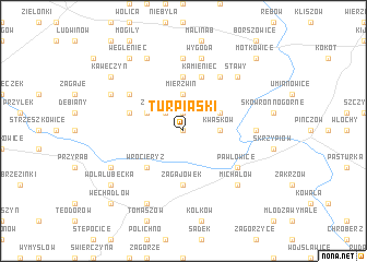 map of Tur Piaski